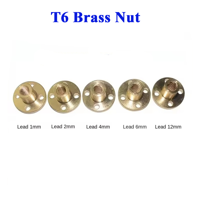 Lead Screw 8Mm - 1pcs T6 lead Screw Round Flange