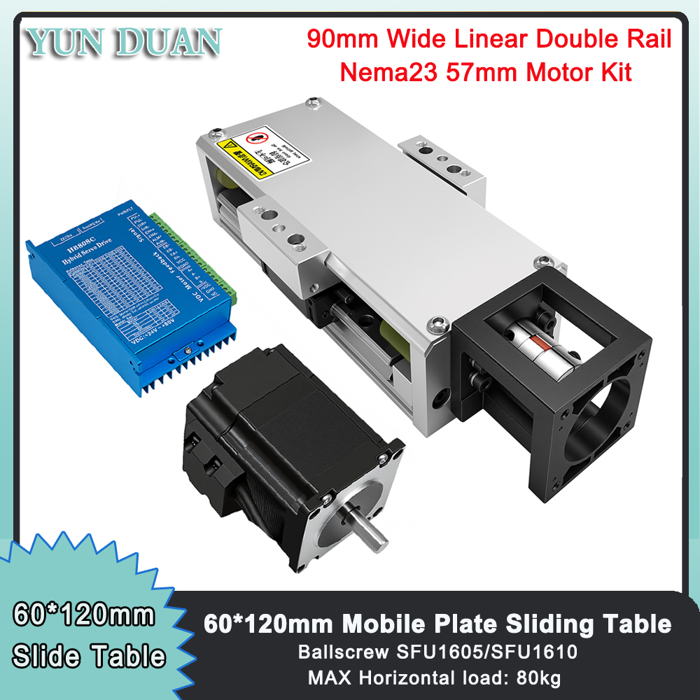 Ball Screw - Enclosed Module Linear Rail Guide 80KG