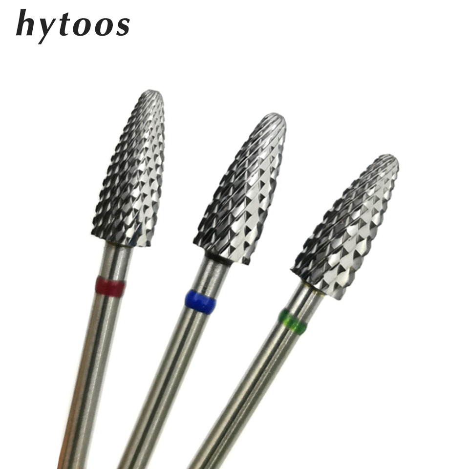Carbide End Mill - HYTOOS 5mm Flame Bit 3/32 Carbide