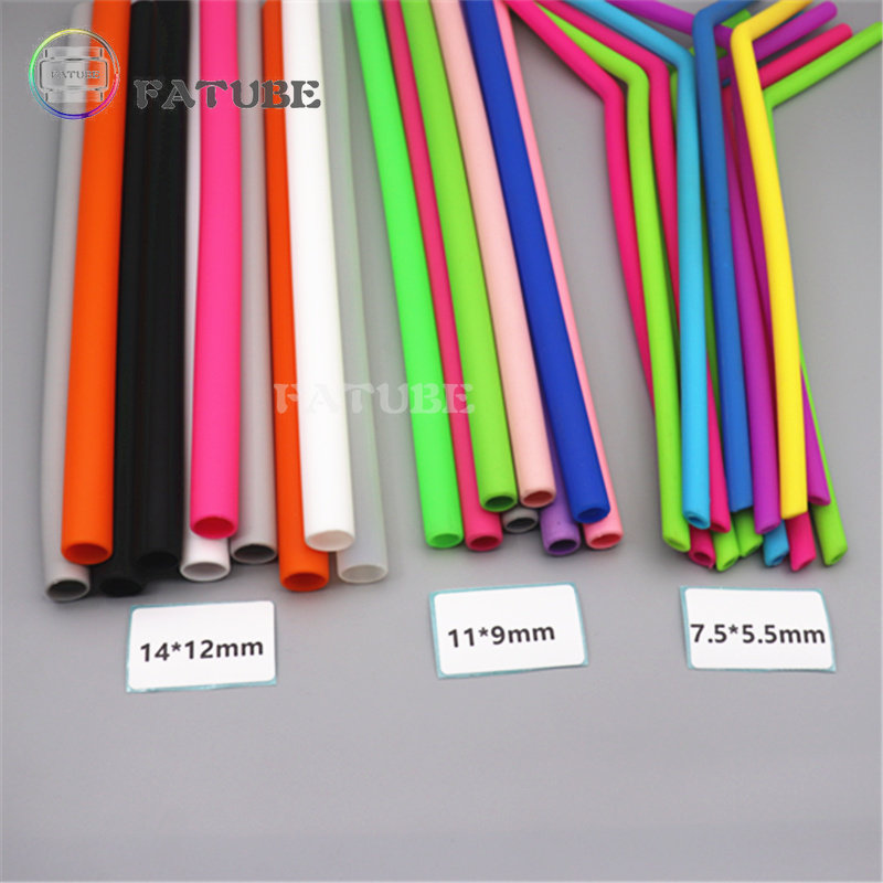 10PCS Fatube Silicone Straw Cu - огляд і ціна Coupling 8Mm