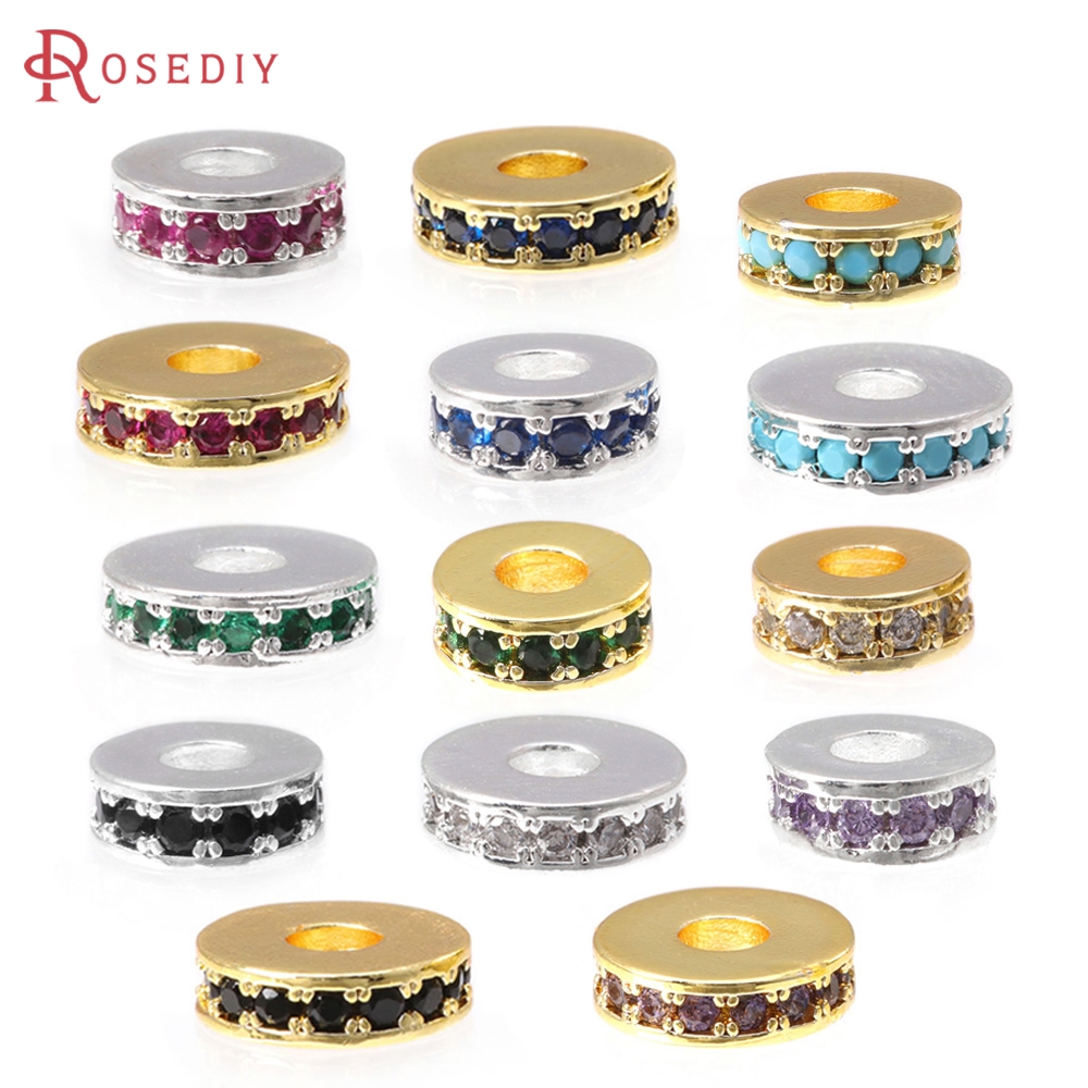 6PCS 6MM 8MM 18K Gold Color Br - огляд і ціна Coupling 8Mm
