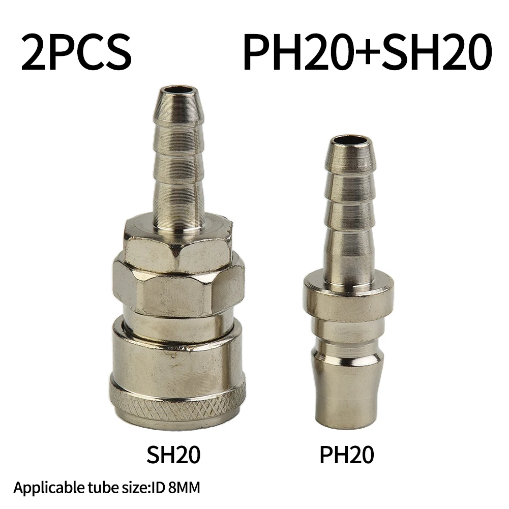 2pcs Air Line Hose Fittings SH - огляд і ціна Coupling 8Mm