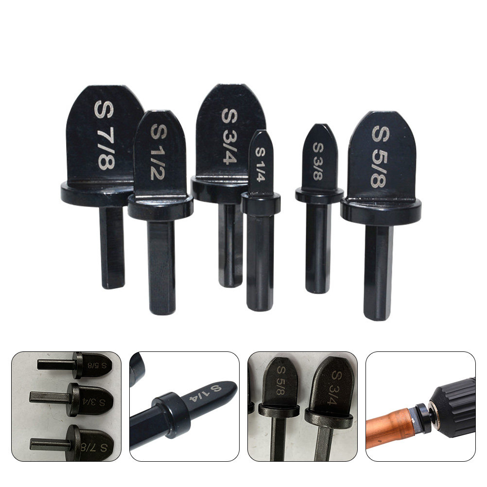 6Pcs Copper Pipe Swaging Drill - огляд і ціна Drill Bit Set