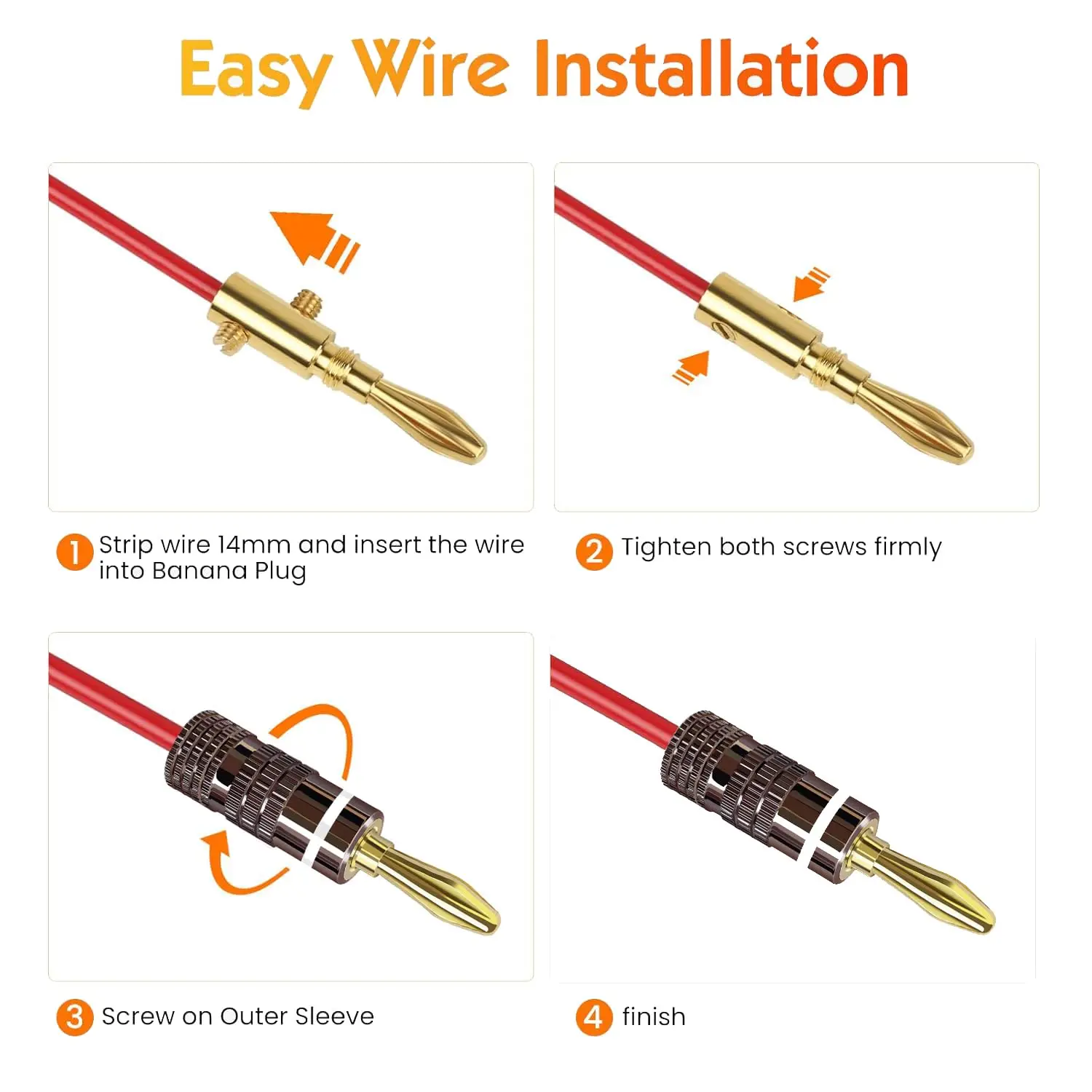 1-10Pcs No Solder Banana Plug  - огляд і ціна Coupling 8Mm