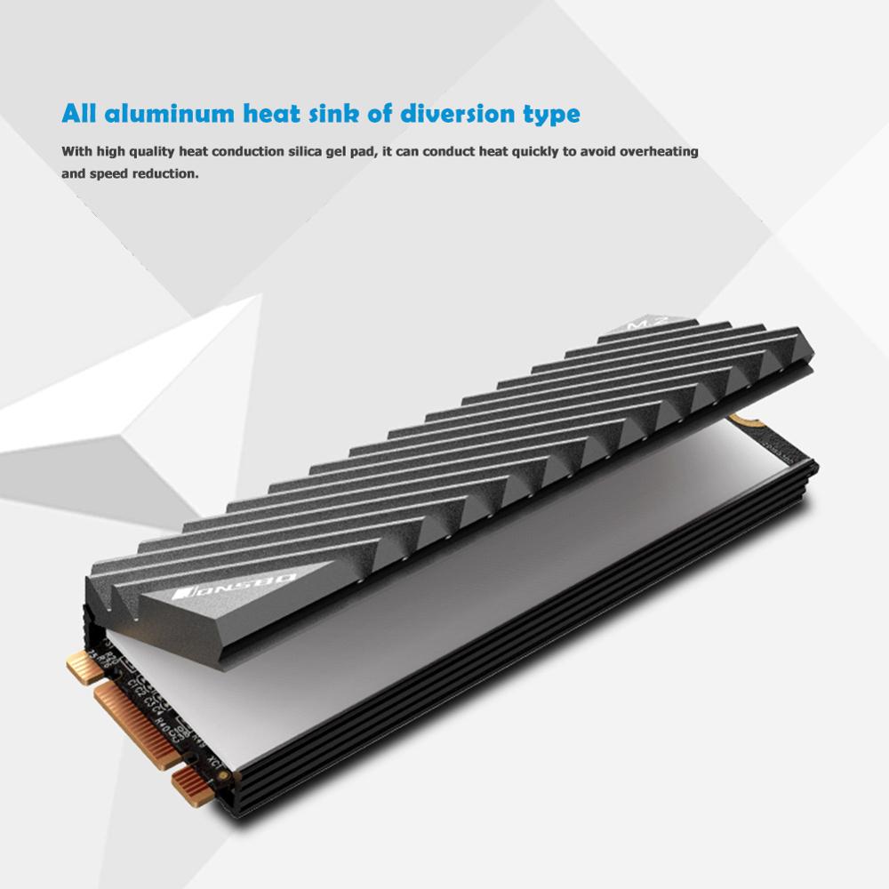 Jonsbo M2 2280 SSD Aluminum He - огляд і ціна Aluminium Extrusion