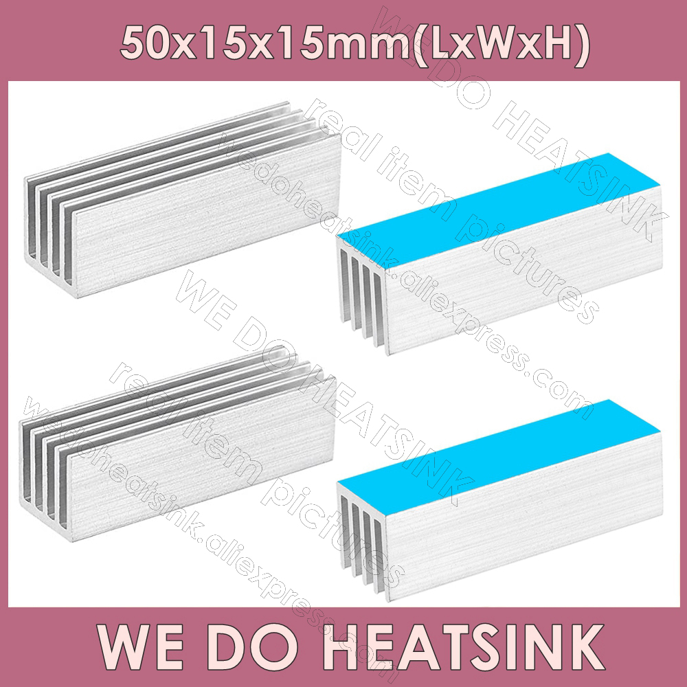 WE DO HEATSINK 50x15x15mm With - огляд і ціна Aluminium Extrusion
