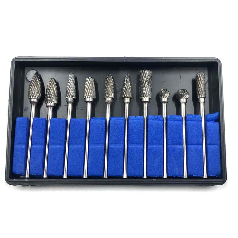 10Pcs Dental Tungsten Carbide  - огляд і ціна Carbide End Mill