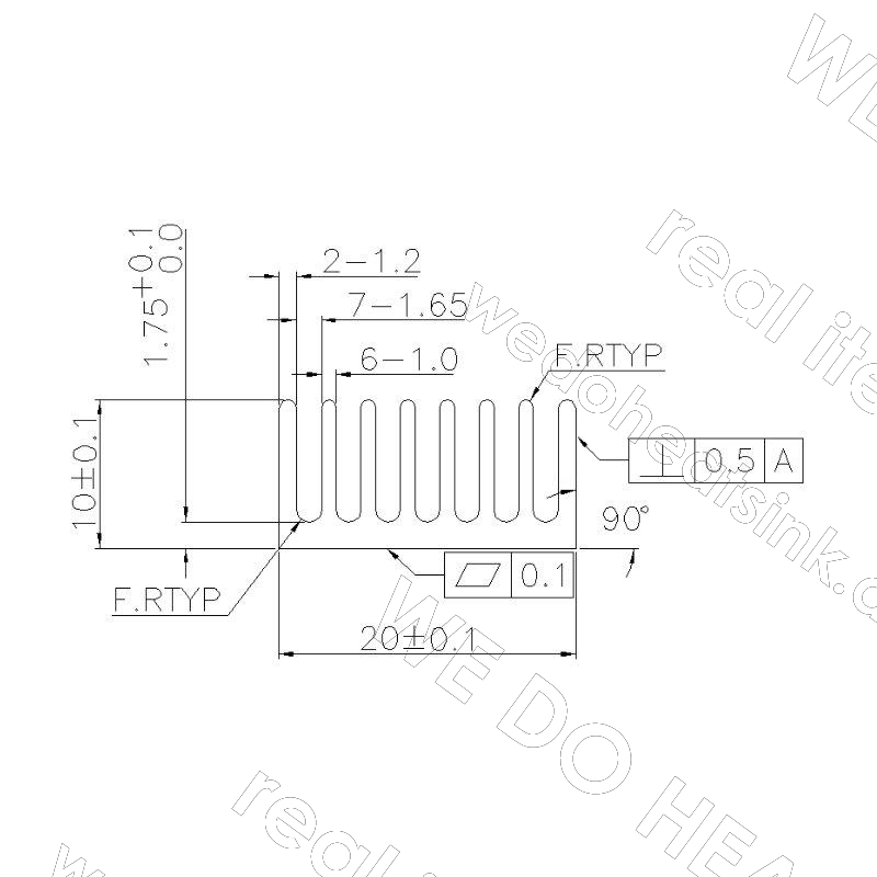 20x20x10mm Silver Square Therm - огляд і ціна Aluminium Extrusion