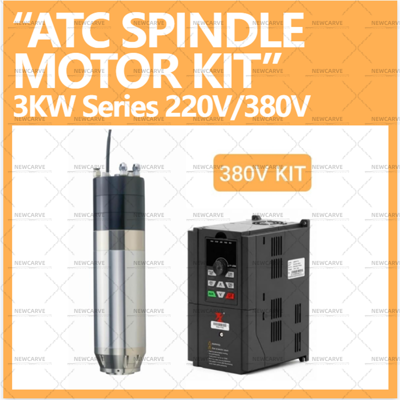 Spindle Motor + VFD Kit A - огляд і ціна Water Cooled Spindle