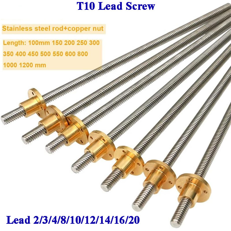 T10 Lead Screw 304 Stainless S - огляд і ціна Lead Screw 8Mm