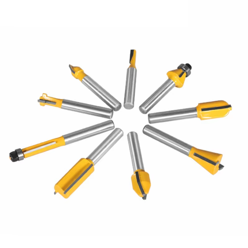 6.35MM Shank 100PCS Yellow DIY - огляд і ціна End Mill Set