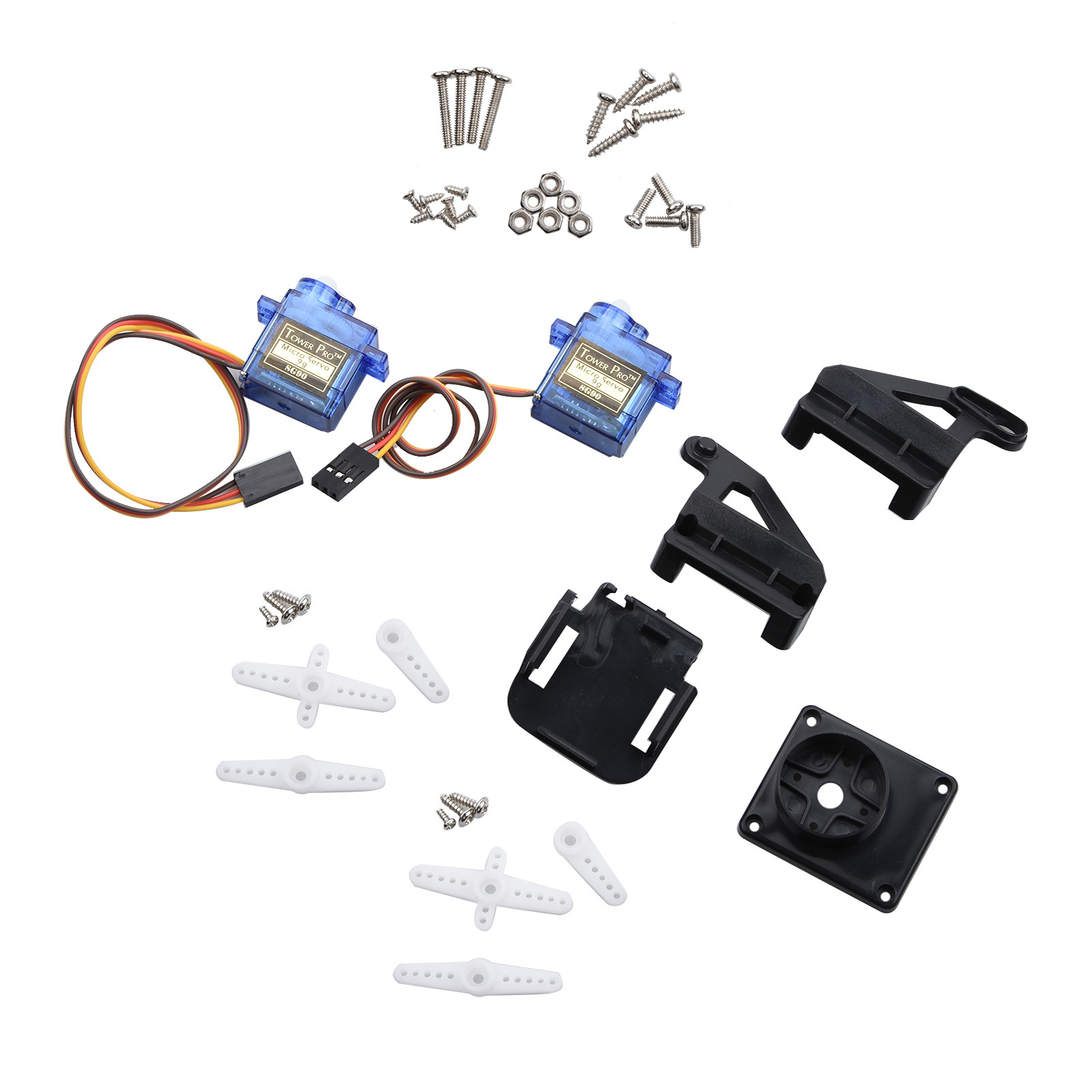 FPV Nylon Dual-Axis Servo Gimb - огляд і ціна Servo 9G