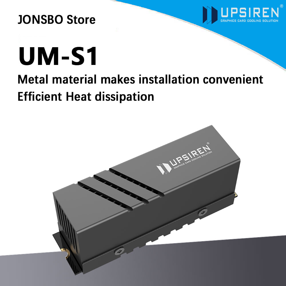 UPSIREN UM-S1 2280 Black SSD H - огляд і ціна Aluminium Extrusion